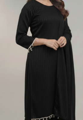 Three Pcs Embroided Shirt UT-ESS-12000-B167